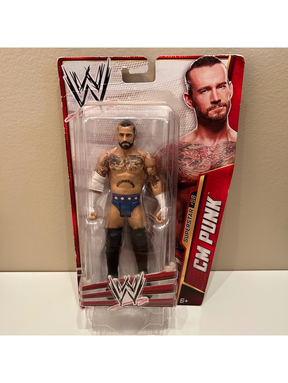 WWE CM PUNK Action Superstar #58 Wrestlemania Recreate The Action SEALED 2013